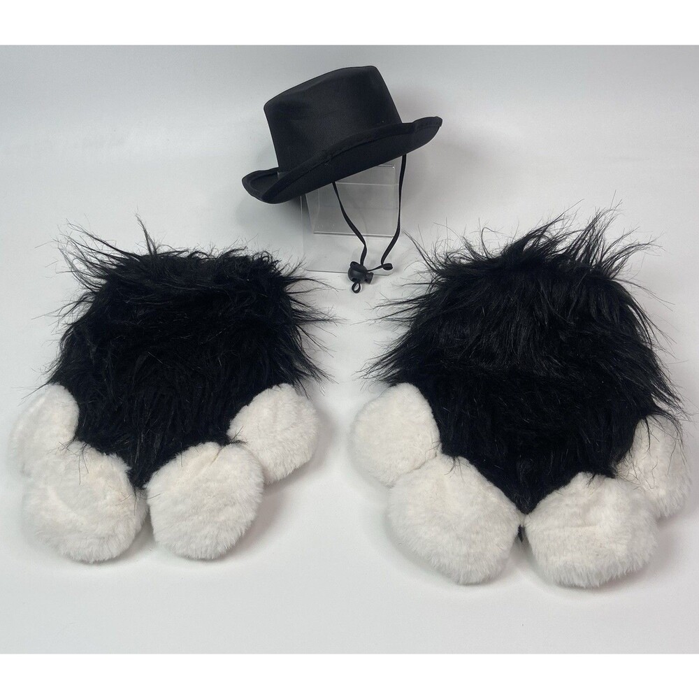 Furry Animal Cat Paws Gloves Fursuit Kigurumi Cosplay Costume Wearable Paw Props